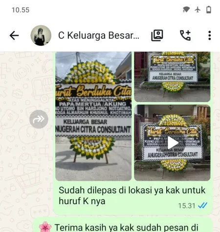 Pengiriman Papan Bunga Duka Kantor Bupati Jember