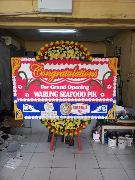 Papan Bunga Ucapan Selamat Kantor Bupati Jember