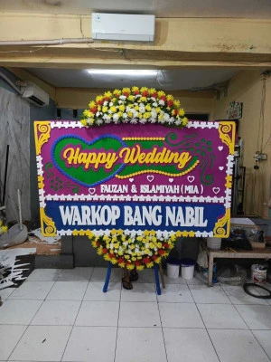 Papan Bunga di Kantor Bupati Jember