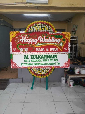 Papan Bunga di Kantor Bupati Jember
