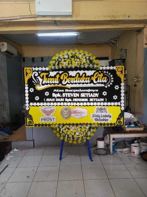 Papan Bunga di Kantor Bupati Jember